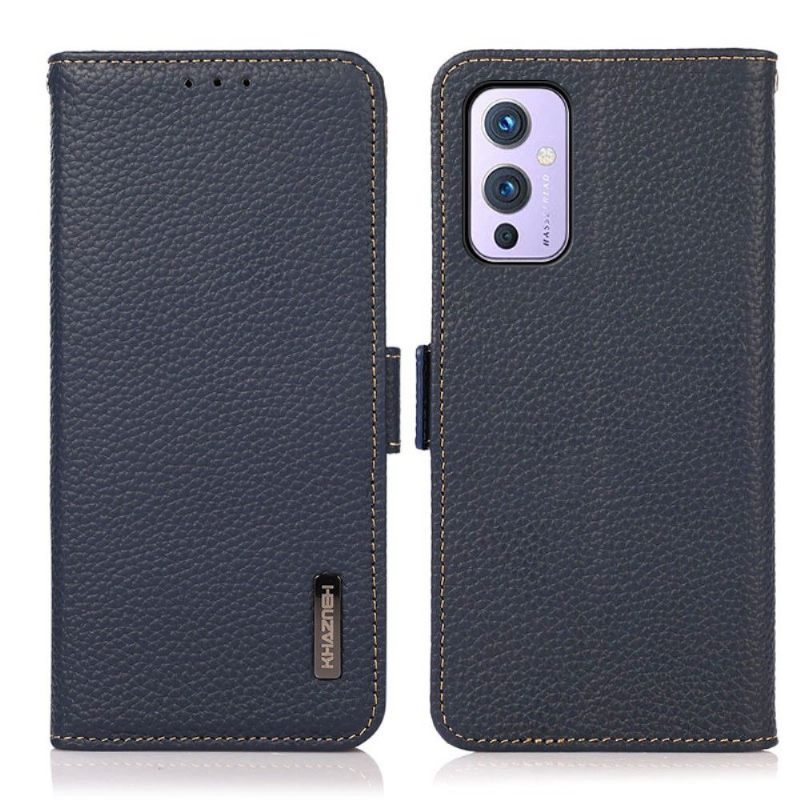 Κάλυμμα OnePlus 9 Khazneh Grained Leather