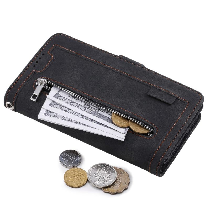 Δερματινη Θηκη iPhone 16 Pro Κάτοχοι Καρτών Wallet 9