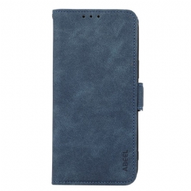 Δερματινη Θηκη iPhone 16 Pro Suede Effect Rfid Blocking Abeel