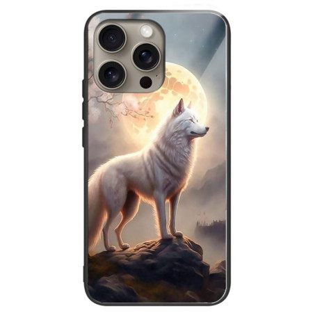 Κάλυμμα iPhone 16 Pro Moonlight Wolf Tempered Glass