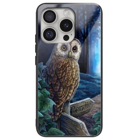 Κάλυμμα iPhone 16 Pro Owl Tempered Glass