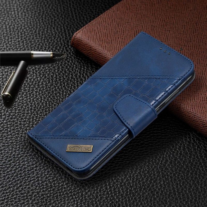 δερματινη θηκη Samsung Galaxy M11 Croc Aspect Leather Effect