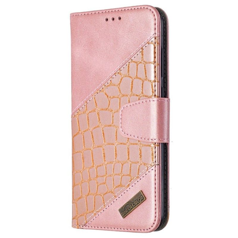 δερματινη θηκη Samsung Galaxy M11 Croc Aspect Leather Effect