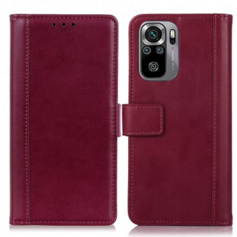 Θήκη Flip Poco M5s Split Leather Style