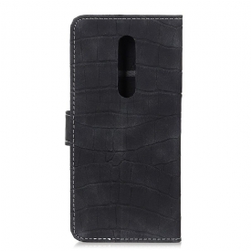 Κάλυμμα OnePlus 8 Croc Effect Faux Leather