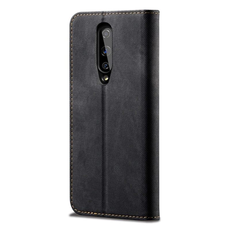 Κάλυμμα OnePlus 8 La Giulia Faux Leather Jeans Style