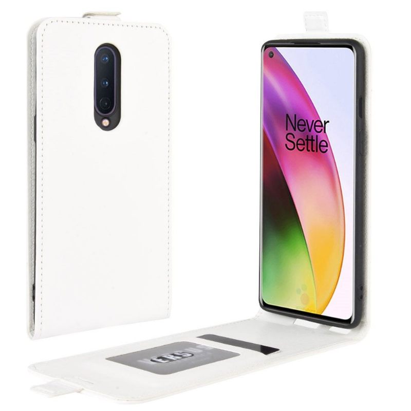 Κάλυμμα OnePlus 8 Θήκη Flip Faux Leather Vertical