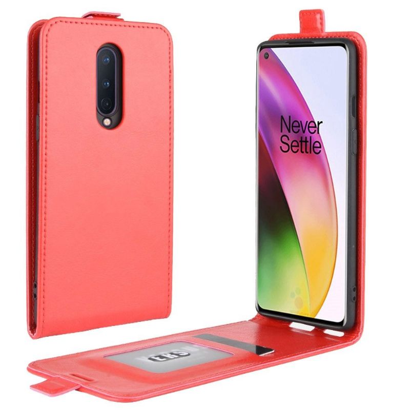 Κάλυμμα OnePlus 8 Θήκη Flip Faux Leather Vertical