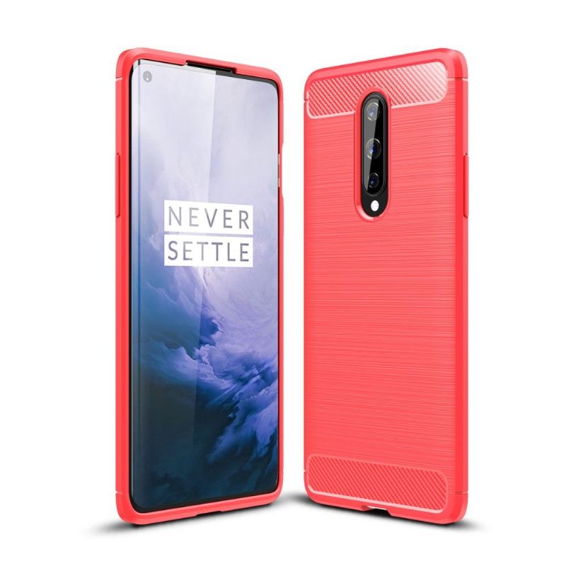 Θήκη OnePlus 8 Τζελ Janice In Carbon Brushed