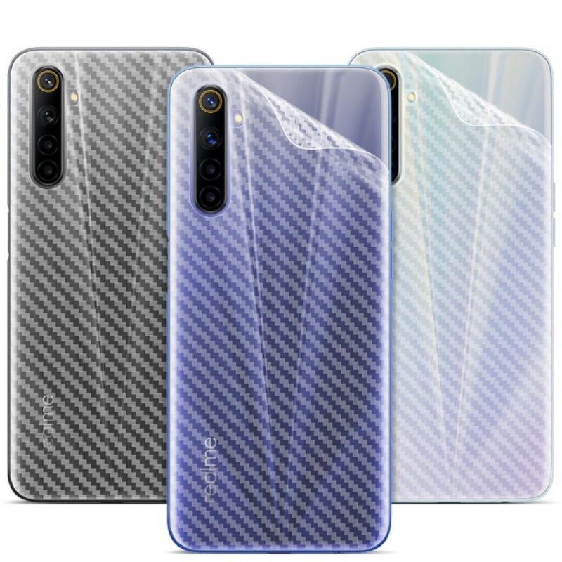 Carbon Rear Films For Realme 6 (2 Τεμάχια)