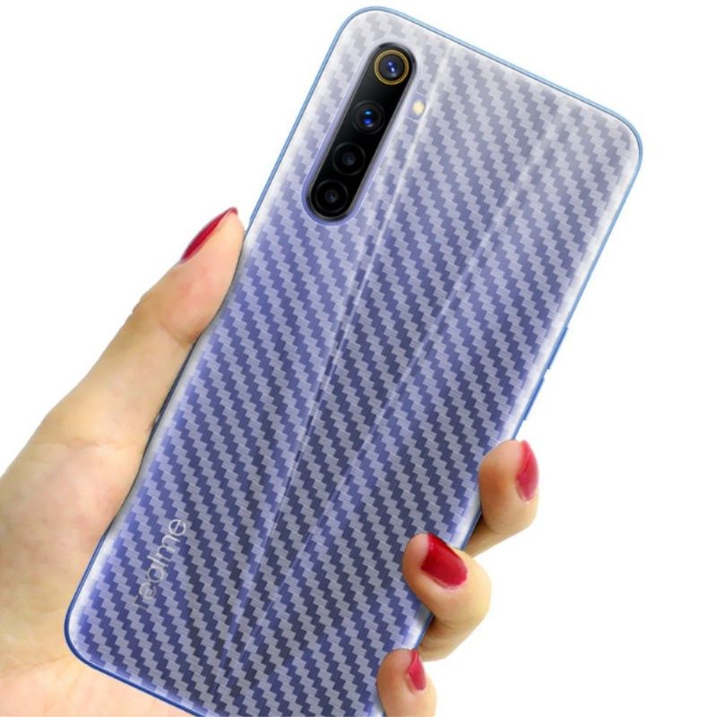 Carbon Rear Films For Realme 6 (2 Τεμάχια)