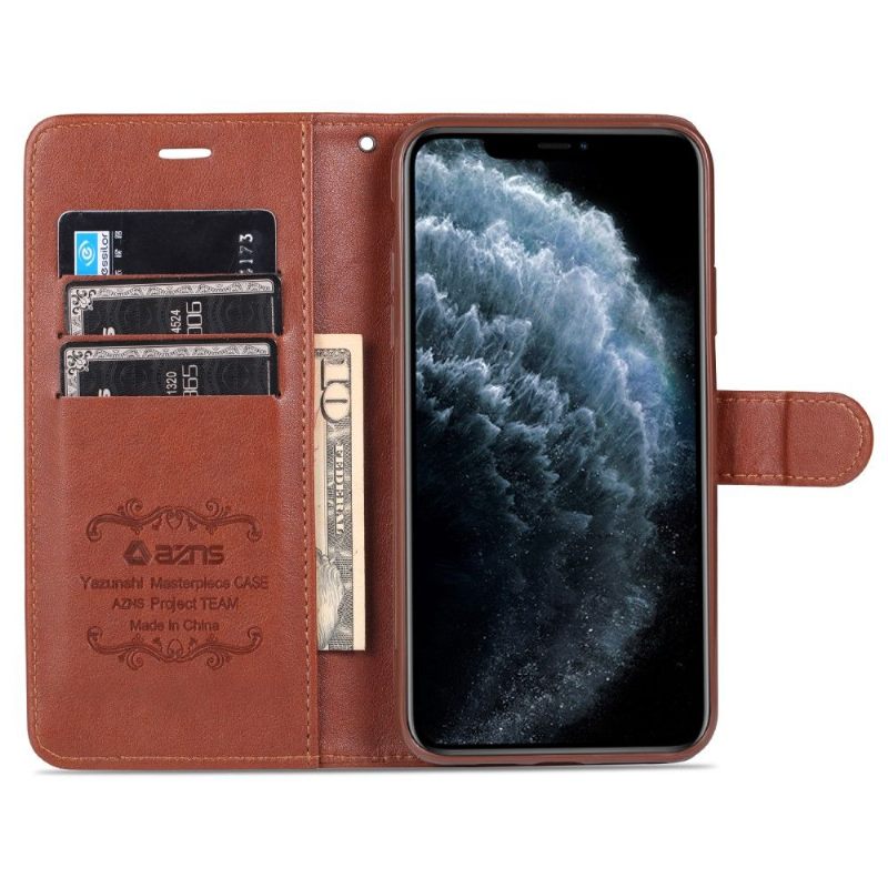 Κάλυμμα iPhone 13 Pro Azns Faux Leather