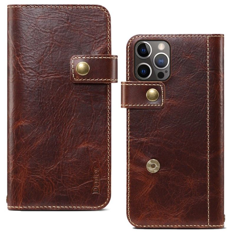 Κάλυμμα iPhone 13 Pro Denior Vintage Leather