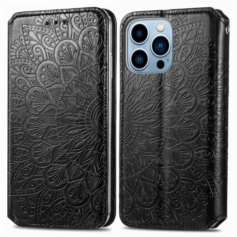 Κάλυμμα iPhone 13 Pro Θήκη Flip Flip Chic Mandala