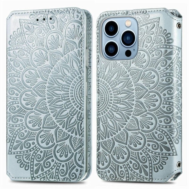 Κάλυμμα iPhone 13 Pro Θήκη Flip Flip Chic Mandala