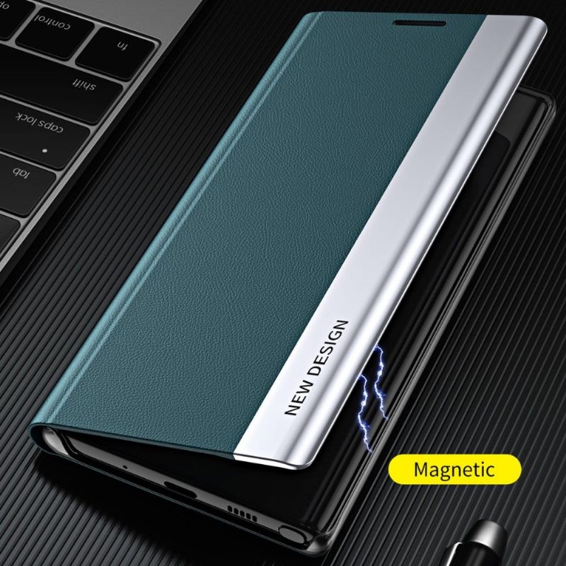 Θήκη Flip iPhone 13 Pro Business Leather Effect Magnet