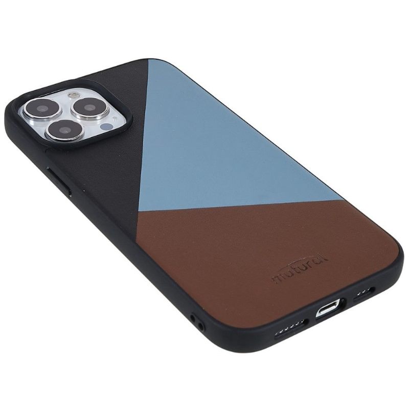 Θήκη iPhone 13 Pro Tricolor Faux Leather