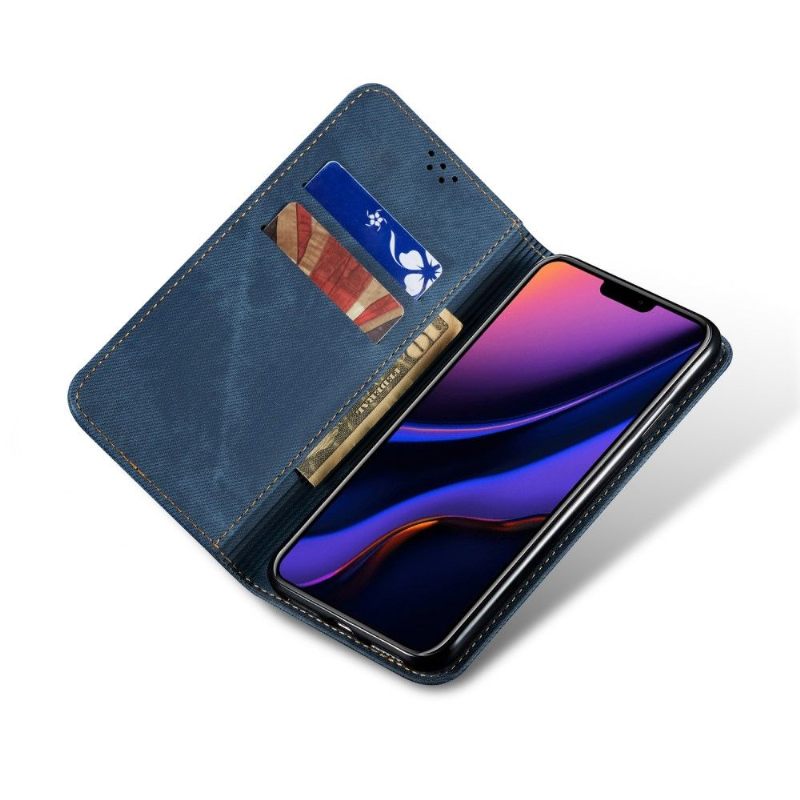 δερματινη θηκη iPhone 11 Blue Jeans Style