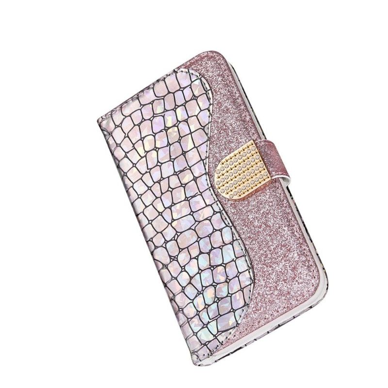 Κάλυμμα iPhone 11 Glamour Croc Εφέ