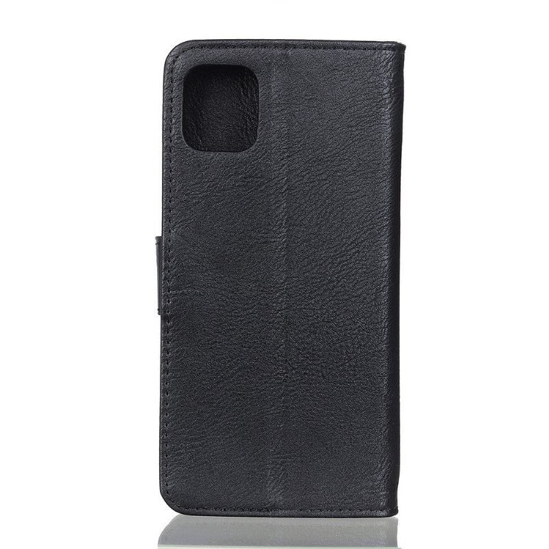 Κάλυμμα iPhone 11 Khazneh Imitation Leather