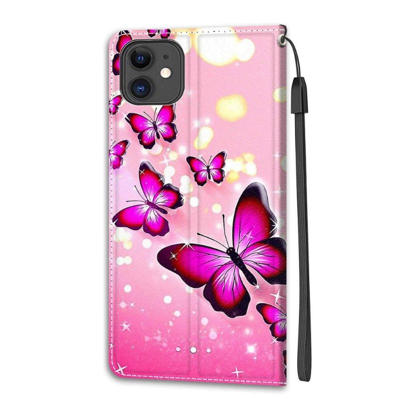 Κάλυμμα iPhone 11 Pink Butterflies