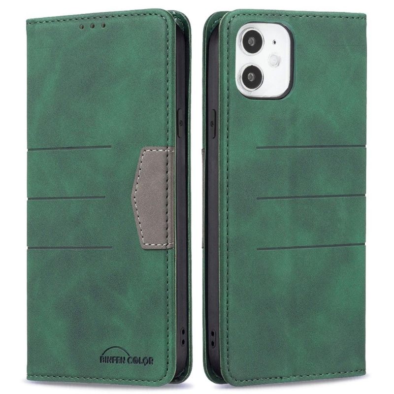 Κάλυμμα iPhone 11 Θήκη Flip Binfen Color Flip Faux Leather