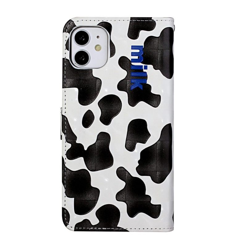 Θήκη Flip iPhone 11 Cow Style + Κορδόνι Λουριού