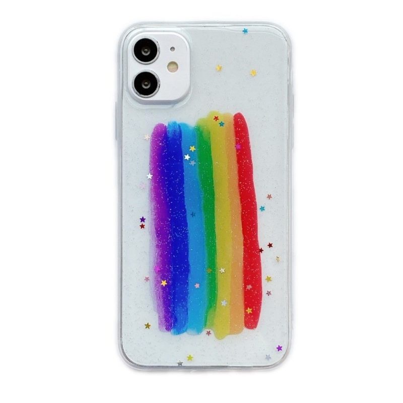 Θήκη iPhone 11 Rainbow Glitter