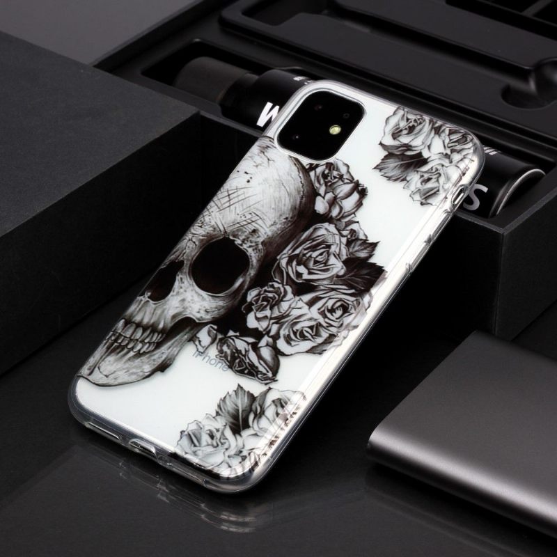 θηκη κινητου iPhone 11 Skull Flower