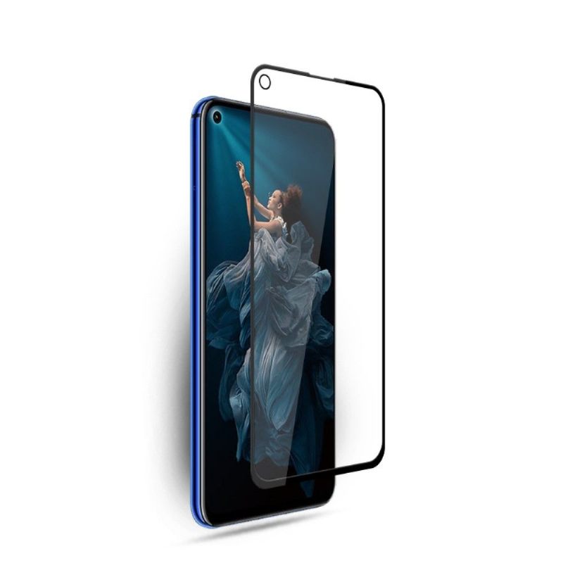 Honor 20 - Full Size Tempered Glass Screen Protector - Μαύρο