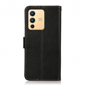 Κάλυμμα Vivo V23 5G Khazneh Grained Leather First