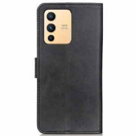 Κάλυμμα Vivo V23 5G Marius Matte Leather Effect