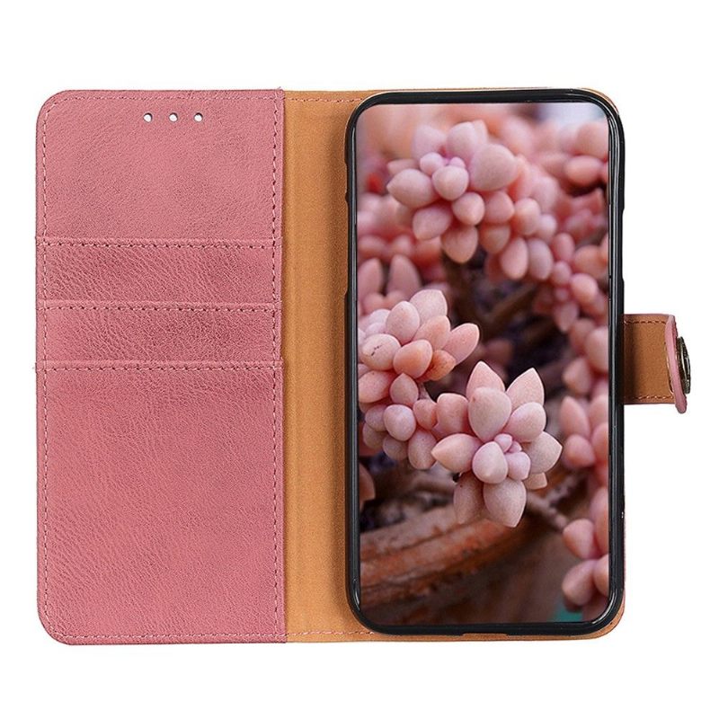 Θήκη Flip Vivo V23 5G Khazneh Imitation Leather