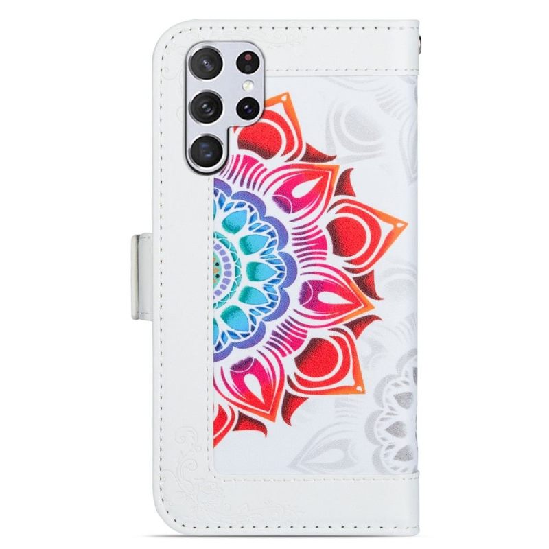 Κάλυμμα Samsung Galaxy S22 Ultra 5G Lady Colorful Mandala