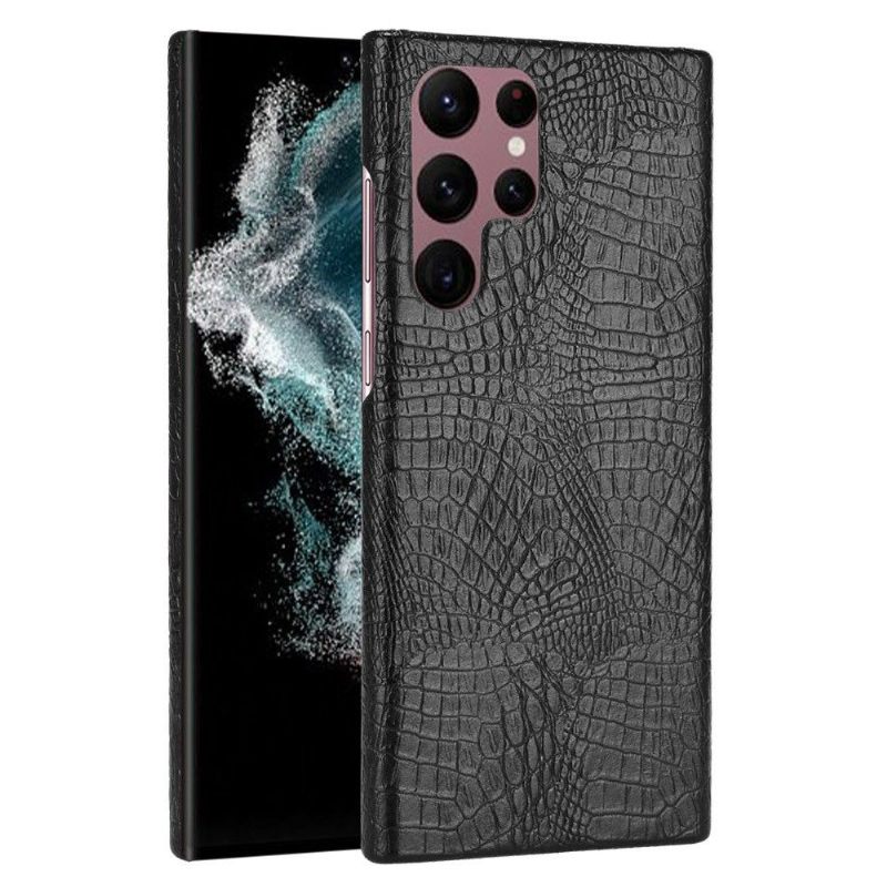 Θήκη Samsung Galaxy S22 Ultra 5G Crocodile Skin Look Faux Leather