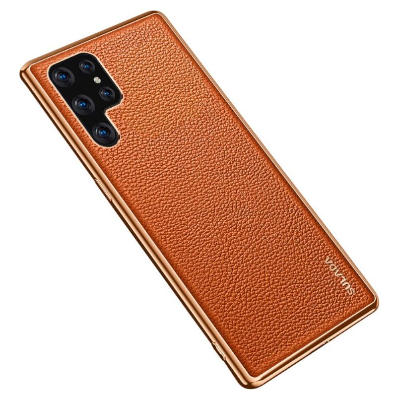 Θήκη Samsung Galaxy S22 Ultra 5G Sulada Grained Imitation Leather