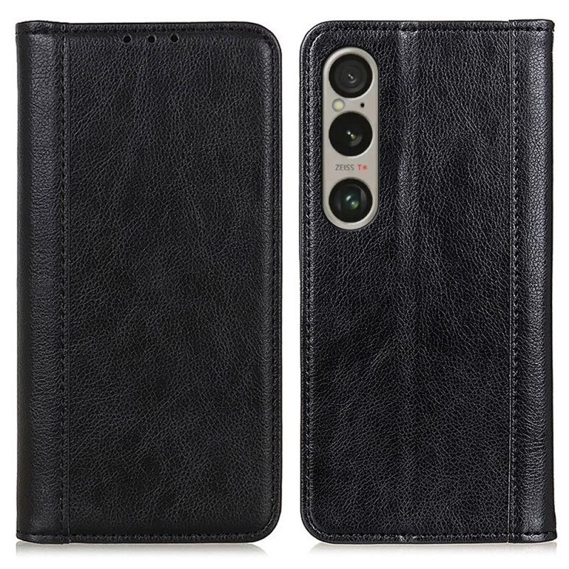 Δερματινη Θηκη Sony Xperia 1 Vi Vintage Split Leather Σιλικόνης