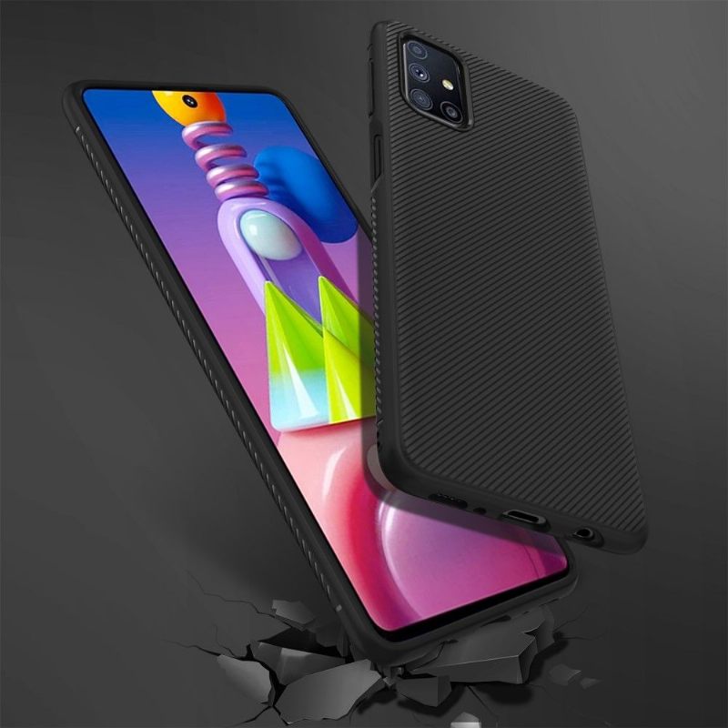 Θήκη Samsung Galaxy M51 Ριγέ Εφέ