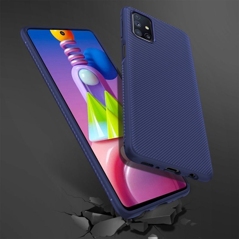 Θήκη Samsung Galaxy M51 Ριγέ Εφέ