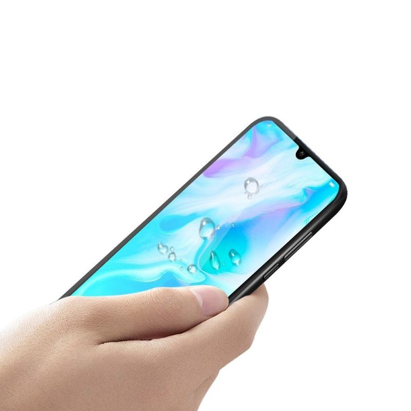 Huawei P30 Lite - Full Size Tempered Glass Screen Protector - Μαύρο