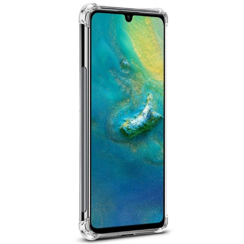 Θήκη Huawei P30 Lite Διαφανές + Προστατευτική Μεμβράνη