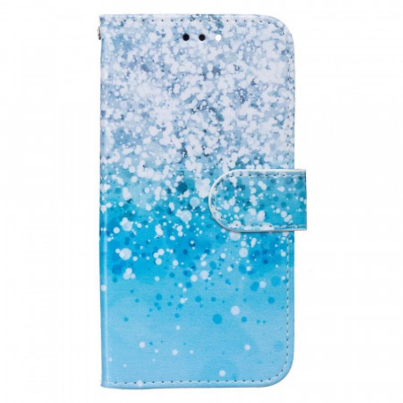 Κάλυμμα Samsung Galaxy A13 5G / A04s Blue Glitter Gradient