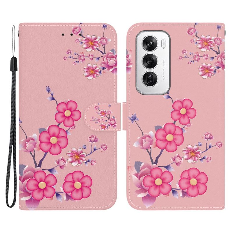 Θηκη Κινητου Oppo Reno 12 5g Θήκες Κινητών Sakura Με Strap