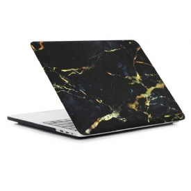 Θήκη Macbook Pro 13 / Marble Touch Bar - Μαύρο / Χρυσό