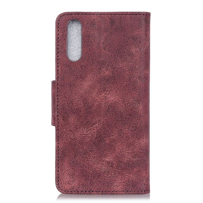 Κάλυμμα Xiaomi Mi A3 Edouard Σε Vintage Faux Leather