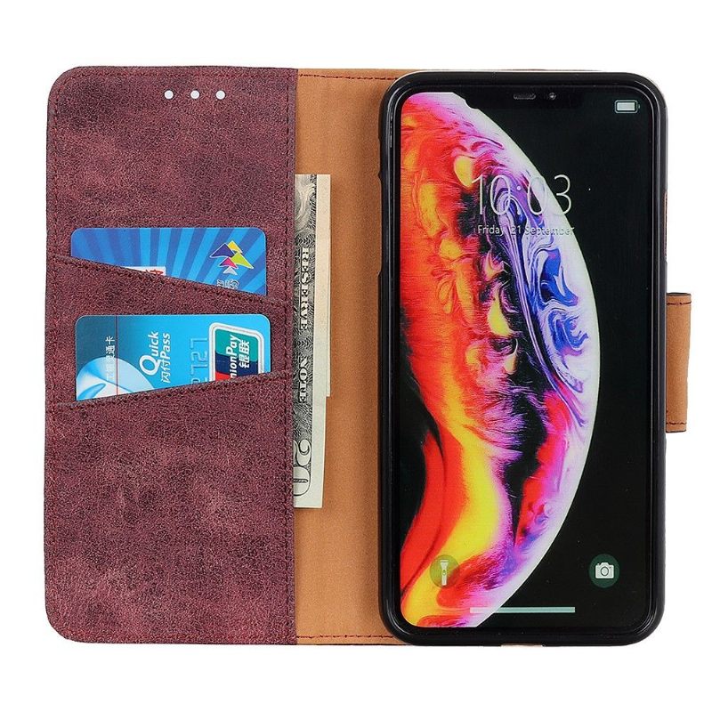 Κάλυμμα Xiaomi Mi A3 Edouard Σε Vintage Faux Leather