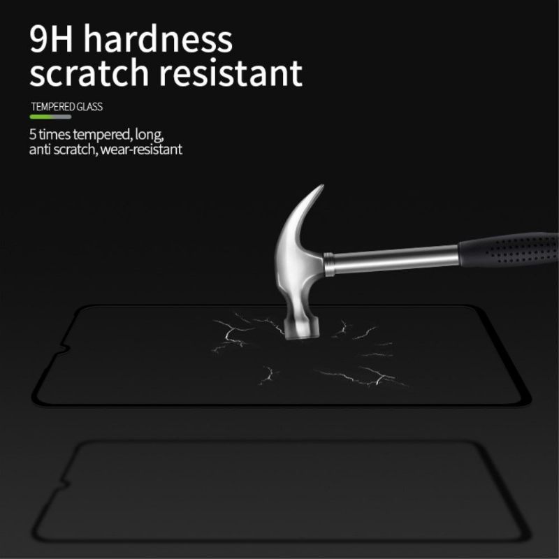 Xiaomi Mi A3 - Full Size Tempered Glass Screen Protector - Μαύρο