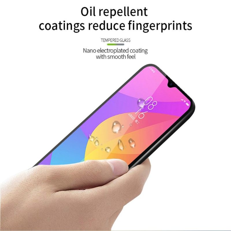 Xiaomi Mi A3 - Full Size Tempered Glass Screen Protector - Μαύρο