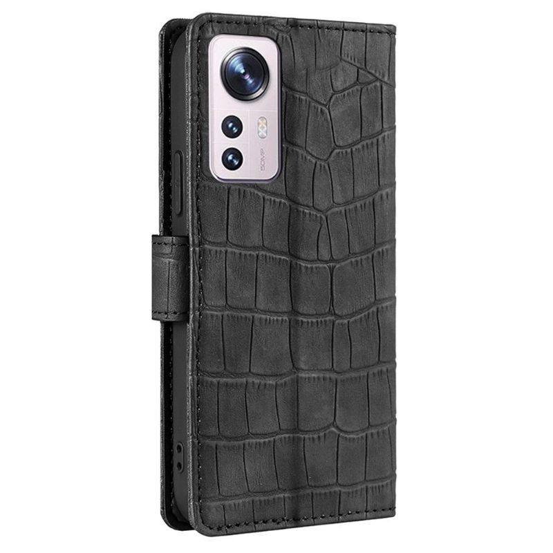 δερματινη θηκη Xiaomi 12 Pro Ana Faux Crocodile Leather