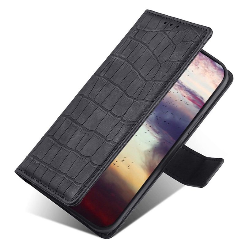 δερματινη θηκη Xiaomi 12 Pro Ana Faux Crocodile Leather